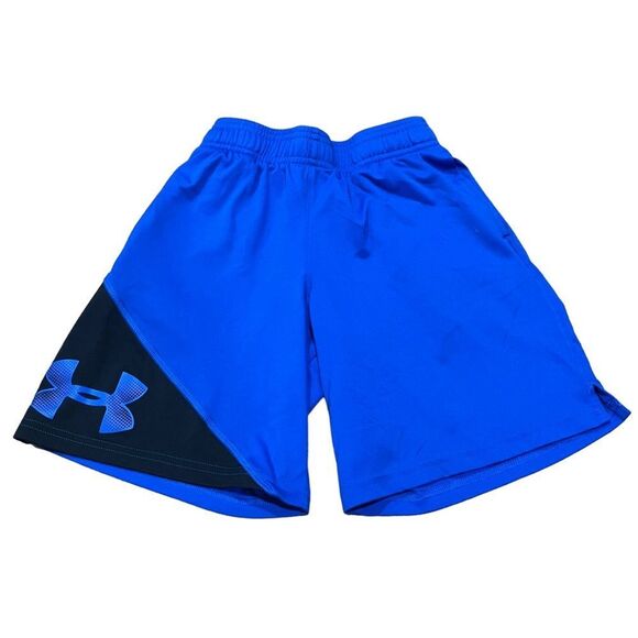 Under Armour Blue Loose Fit Athletic Shorts - Picture 1 of 4